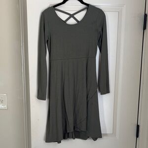 Art Class Charcoal Long Sleeve Dress